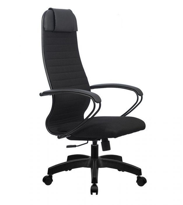 Чёрное кресло руководителя МЕТТА Комплект 21 Pl тр - вид 2